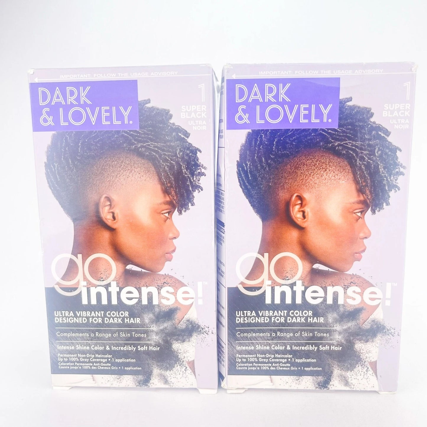 Dark and Lovely Go Intense Ultra Vibrant Hair Color – Super Black