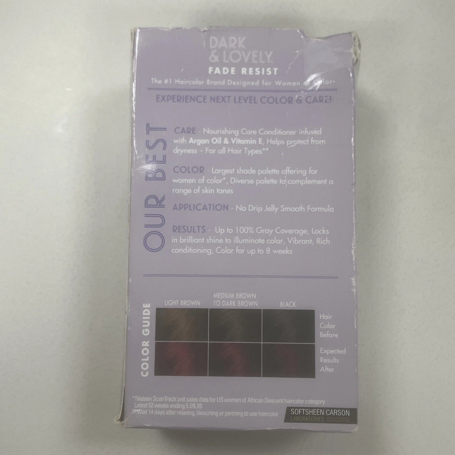 Dark & Lovely Fade Resist Permanent Hair Color – 362 Crimson Moon