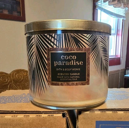 Bath & Body Works Coco Paradise 3-Wick Candle – 411 g