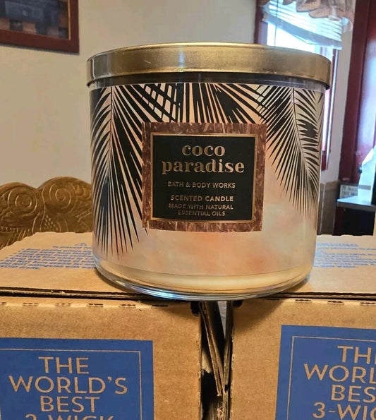 Bath & Body Works Coco Paradise 3-Wick Candle – 411 g
