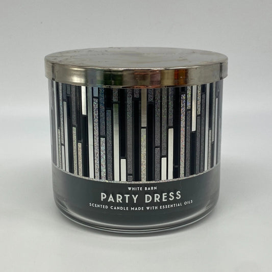 Bath & Body Works White Barn Party Dress 3-Wick Candle –411 g