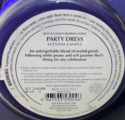 Bath & Body Works Home Party Dress 3-Wick Candle – 411 g