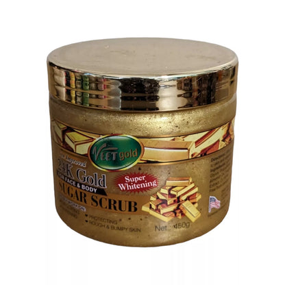 Veet Gold 24K Gold Sugar Face & Body Scrub (450g)