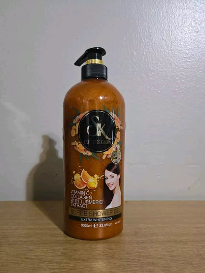 SK Duchess Glow Vitamin C Collagen with Turmeric Scrub Shower Gel – 1000ml