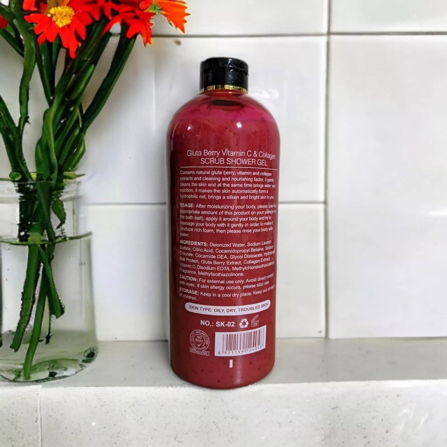 SK Duchess Gluta Berry Vitamin C & Collagen Scrub Shower Gel