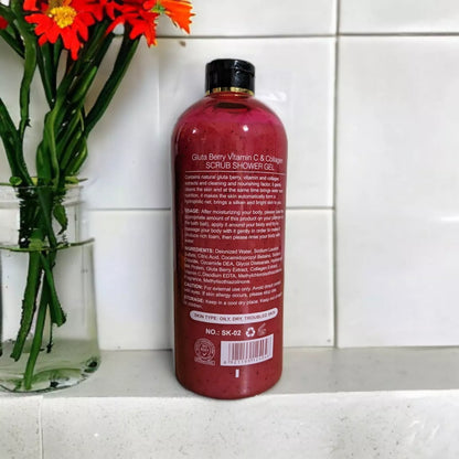 SK Duchess Gluta Berry Vitamin C & Collagen Scrub Shower Gel