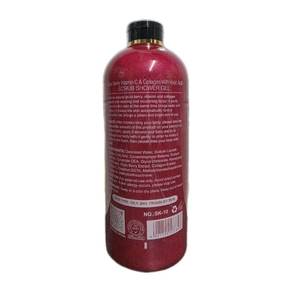 SK Duchess Glow Gluta Berry Vitamin C & Collagen with Kojic Acid Scrub Shower Gel – Extra Whitening (1000ml)