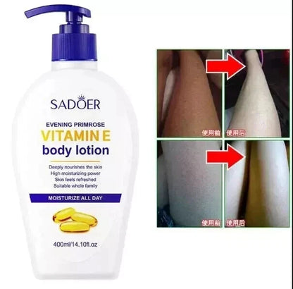 SADOER Evening Primrose Vitamin E Body Lotion (400ml)