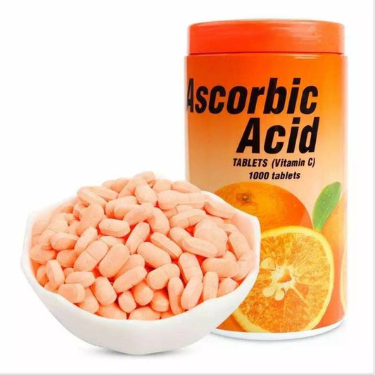 PATAR Ascorbic Acid Tablets - Vitamin C Orange Flavor