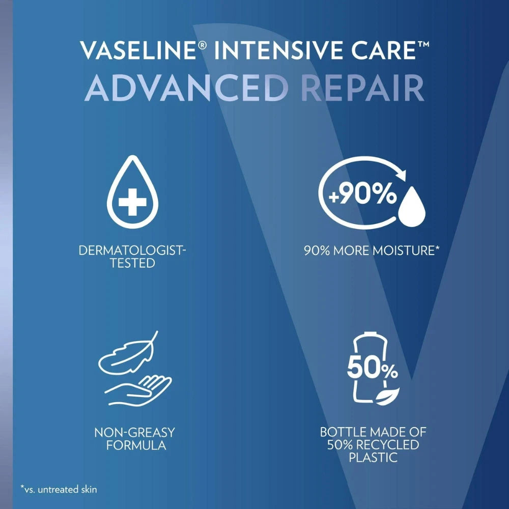 Vaseline Intensive Care Advanced Repair Unscented Body Lotion