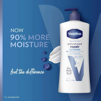 Vaseline Intensive Care Advanced Repair Unscented Body Lotion