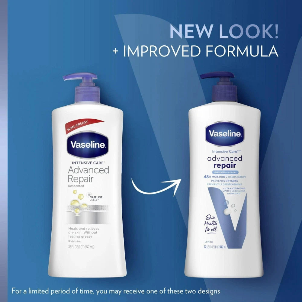 Vaseline Intensive Care Advanced Repair Unscented Body Lotion