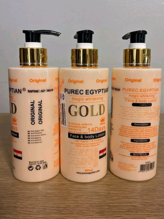 Purec Egyptian Magic Whitening Gold Face Body Lotion