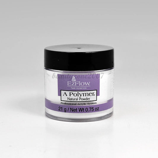 EzFlow White Acrylic Powder / Polymer Natural Powder – 28g