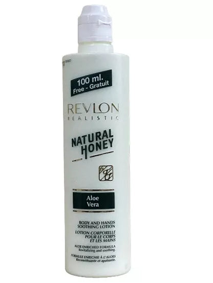 Revlon Realistic Natural Honey Body Lotion – Aloe Vera (600ml)