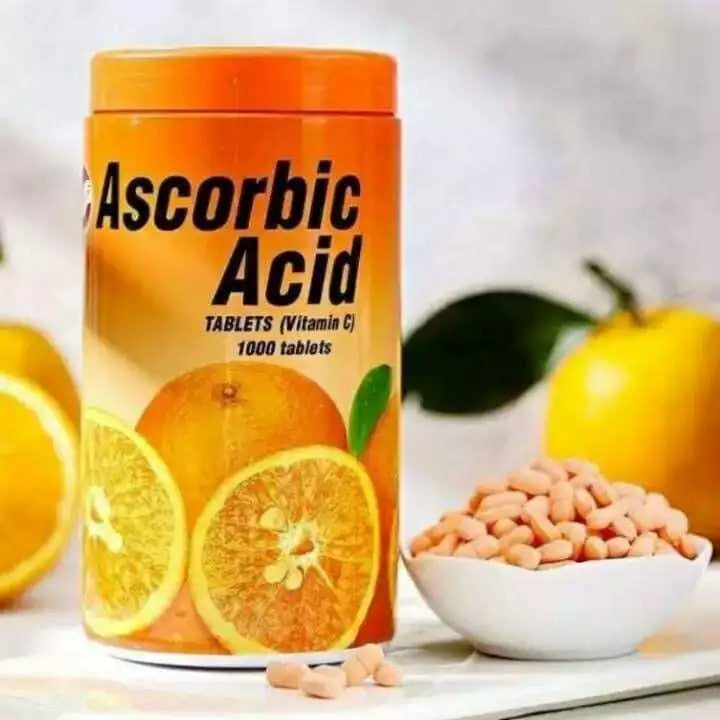 PATAR Ascorbic Acid Tablets - Vitamin C Orange Flavor