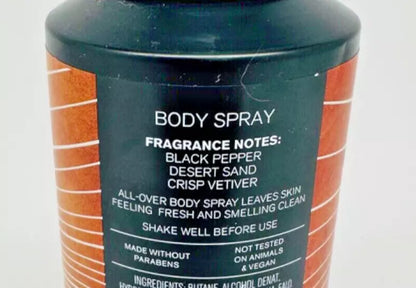 Bath & Body Works Canyon Men's Collection Body Spray
