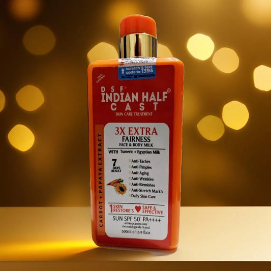 Indian Half Cast Fairness Face & Body Milk