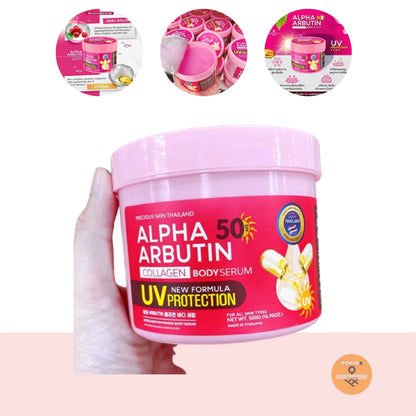 Precious Skin Alpha Arbutin SPF50 UV Protection Collagen Body Serum