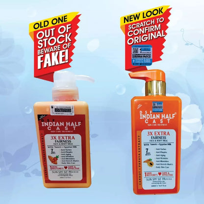 Indian Half Cast Fairness Face & Body Milk