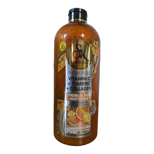 SK Duchess Glow Vitamin C + Turmeric + Collagen Scrub Shower Gel (1000ml)