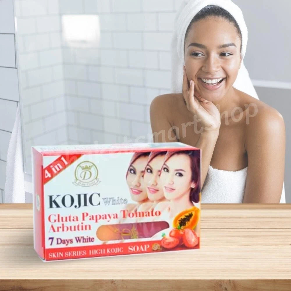 Kojic White Gluta 4-in-1 Papaya Arbutin Soap