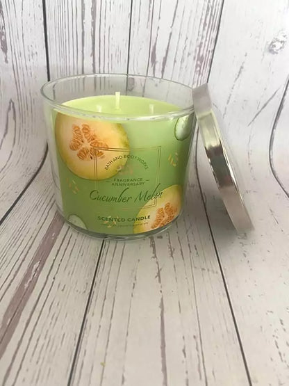 Bath & Body Works Cucumber Melon 3-Wick Candle