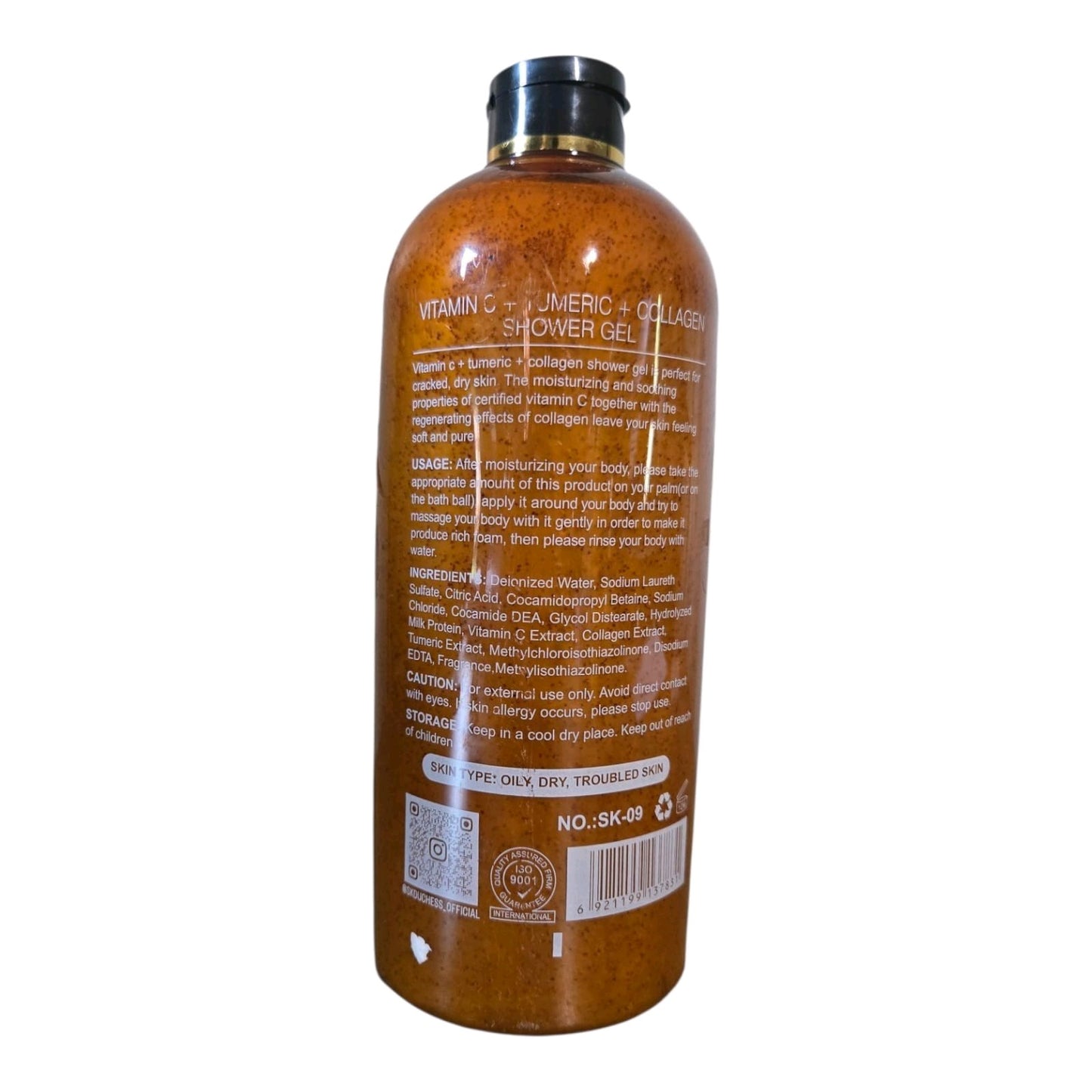 SK Duchess Glow Vitamin C + Turmeric + Collagen Scrub Shower Gel (1000ml)