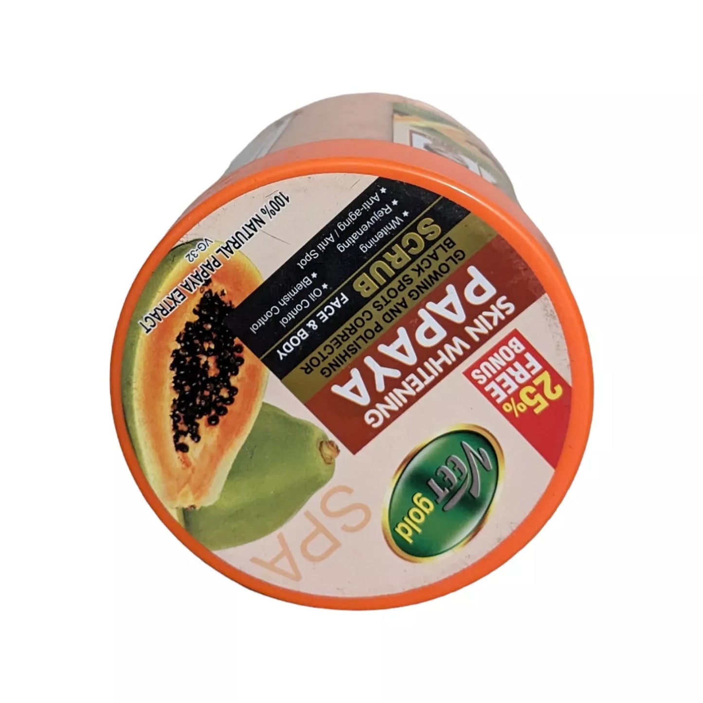 Veet Gold Papaya Skin Whitening Face and Body Scrub – 500g