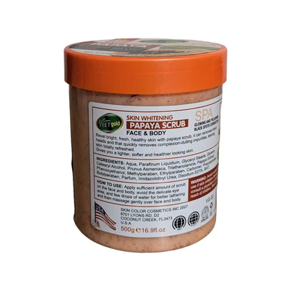 Veet Gold Papaya Skin Whitening Face and Body Scrub – 500g