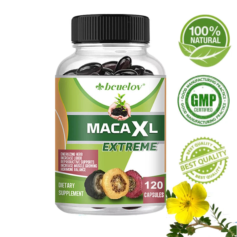 Beuelov Maca XL Extreme – 1000mg | 120 Capsules