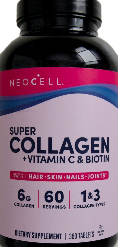 NeoCell Super Collagen + Vitamin C & Biotin – 90 Tablets
