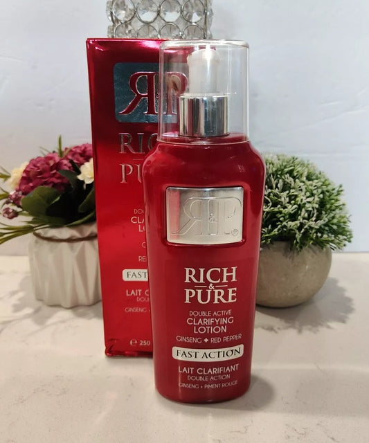 Rich & Pure Double Active Clarifying Lotion – Fast Action
