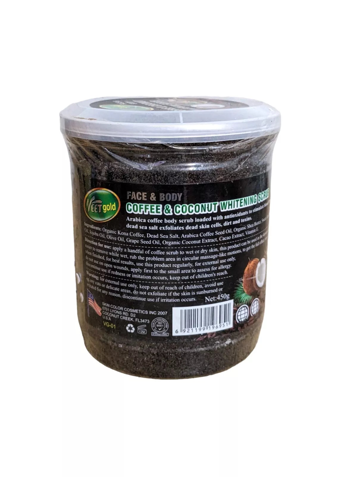 Veet Gold Coffee & Coconut Whitening Scrub