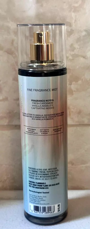 Bath & Body Works Vanilla Romance Fragrance Body Mist
