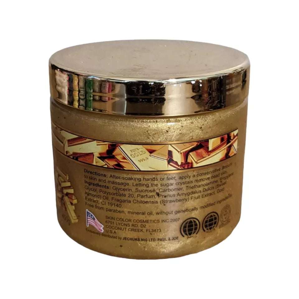 Veet Gold 24K Gold Sugar Face & Body Scrub (450g)