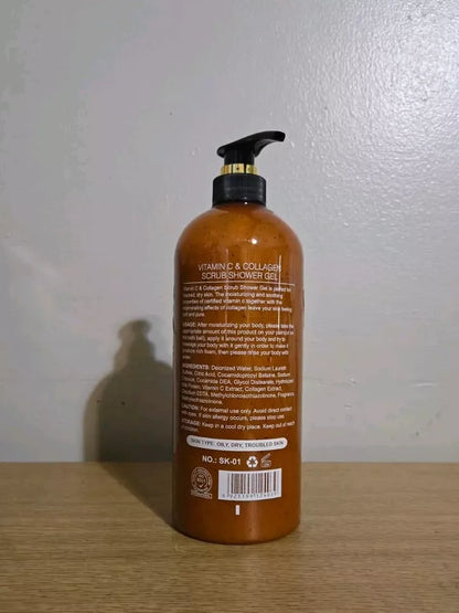 SK Duchess Glow Vitamin C Collagen with Turmeric Scrub Shower Gel – 1000ml