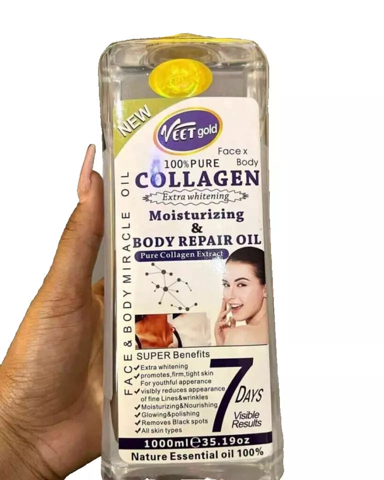 VEET gold Collagen Moisturizing & Body Repair Oil