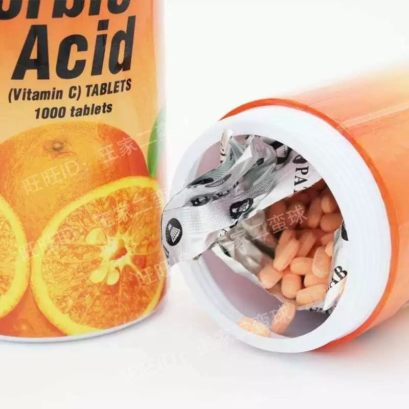 PATAR Ascorbic Acid Tablets - Vitamin C Orange Flavor