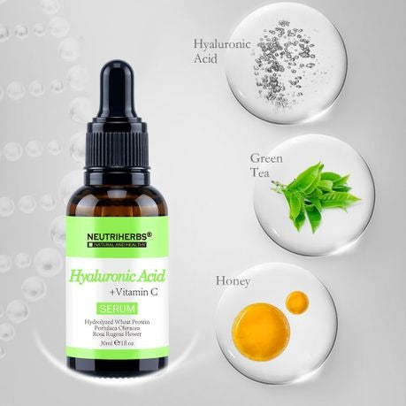 Neutriherbs Hyaluronic Acid (3%) Serum with Vitamin C - 30ml