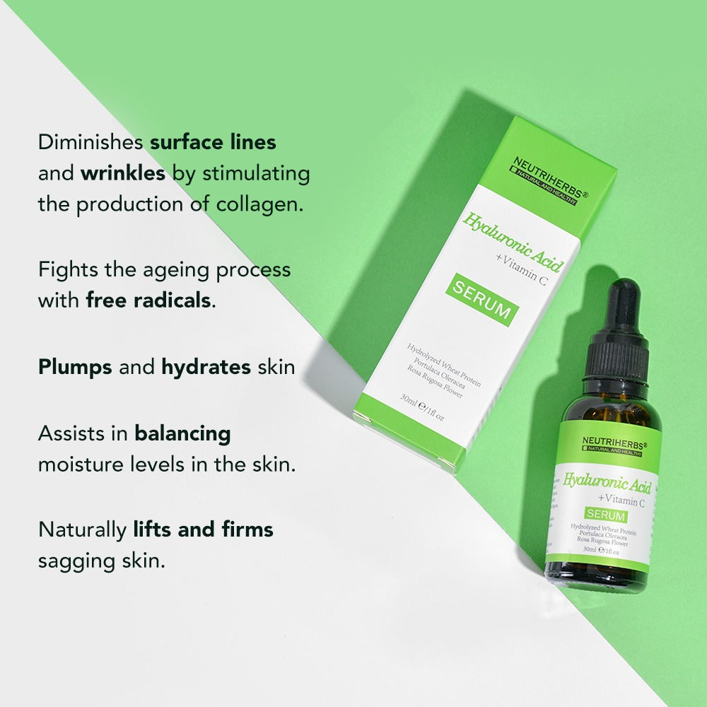 Neutriherbs Hyaluronic Acid (3%) Serum with Vitamin C - 30ml