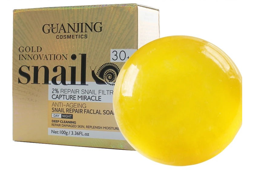 Guanjing Gold Innovation Snail Anti-Aging Soap – 100g