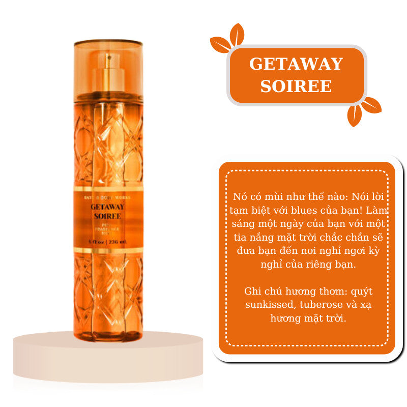 Bath & Body Works Getaway Soiree Fine Fragrance Mist
