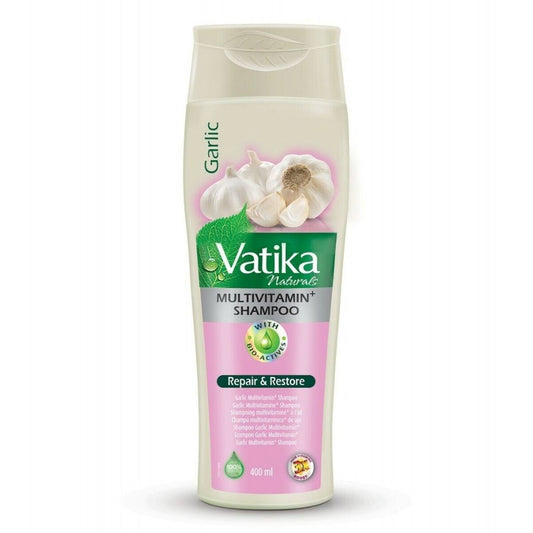 Dabur Vatika Garlic Multivitamin Repair & Restore Shampoo - 400ml