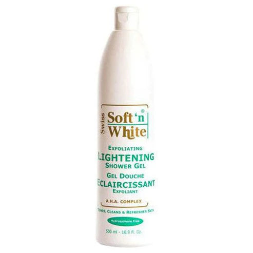 Soft’n White Swiss Exfoliating Lightening Shower Gel – 500ml