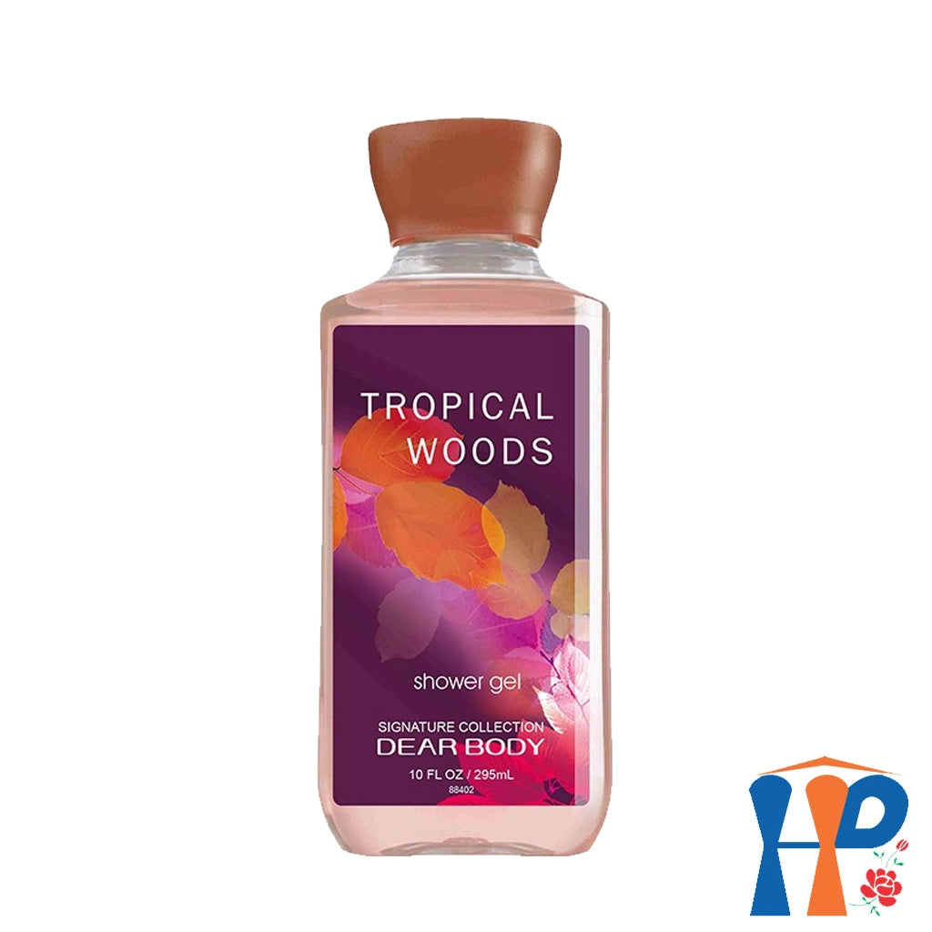 Dear Body Tropical Woods Shower Gel Captivating Body Wash.