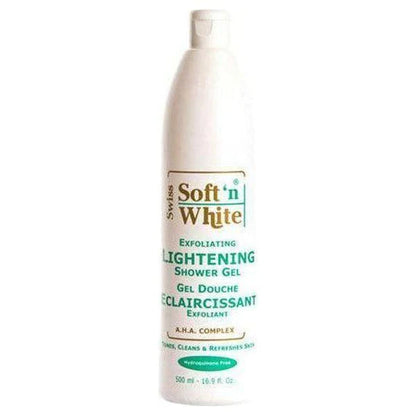 Soft’n White Swiss Exfoliating Lightening Shower Gel – 500ml