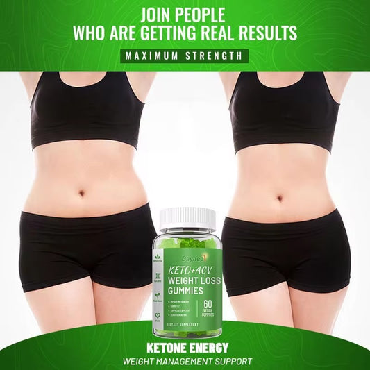 DAYNEE Customized brand Keto bhb gummies herbal apple cider vinegar slimming gummies for weight loss products