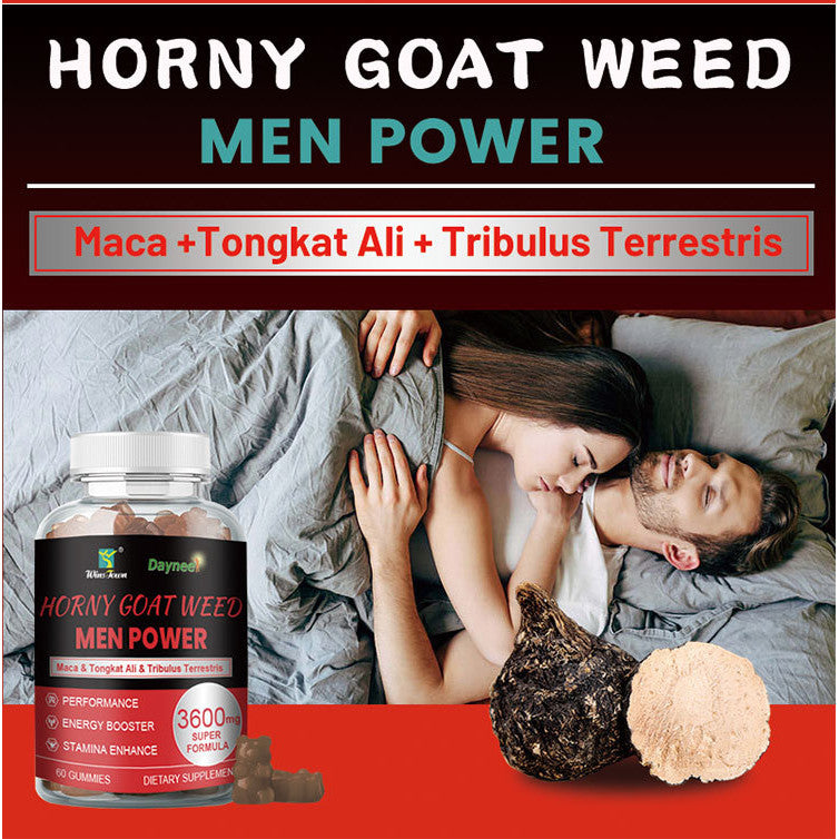 🔥 LIMITED DEAL — Daynee Men Power Gummies 60s | Horny Goat Weed + Maca + Tongkat Ali + L-Arginine | Stamina + Energy + Vitality | KSh 2999