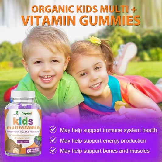 DAYNEE kids GUMMIES multivitamin Vitamins A C D E K Bs Inositol Zinc Supports Healthy lmmune System Vegetarian Formula kids GUMMIES